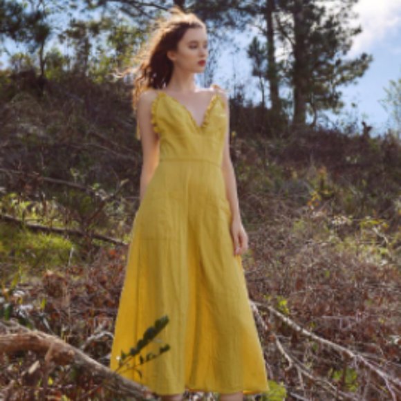 Linen Dress Maxi - Summer Dress - Picture 1 of 3